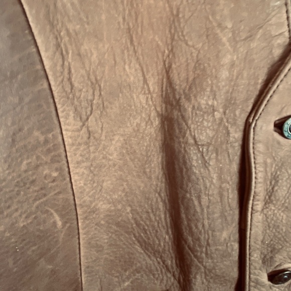VTG Roundtree & Yorke Mens Sz L Genuine Leather Suede Vest Cowboy Rodeo Western - Picture 4 of 14